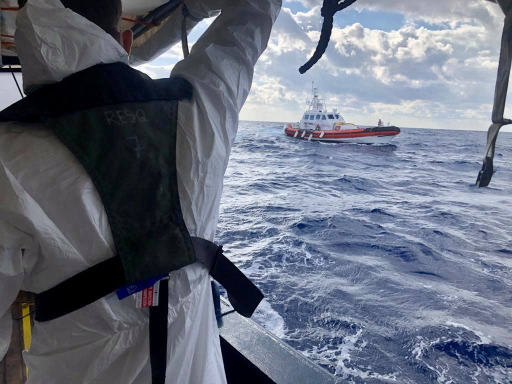 Medevac with Italian Coast Guard